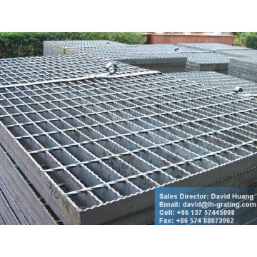 galv standard grating,serrated back grating panels,galvanized 19w4 bar grating